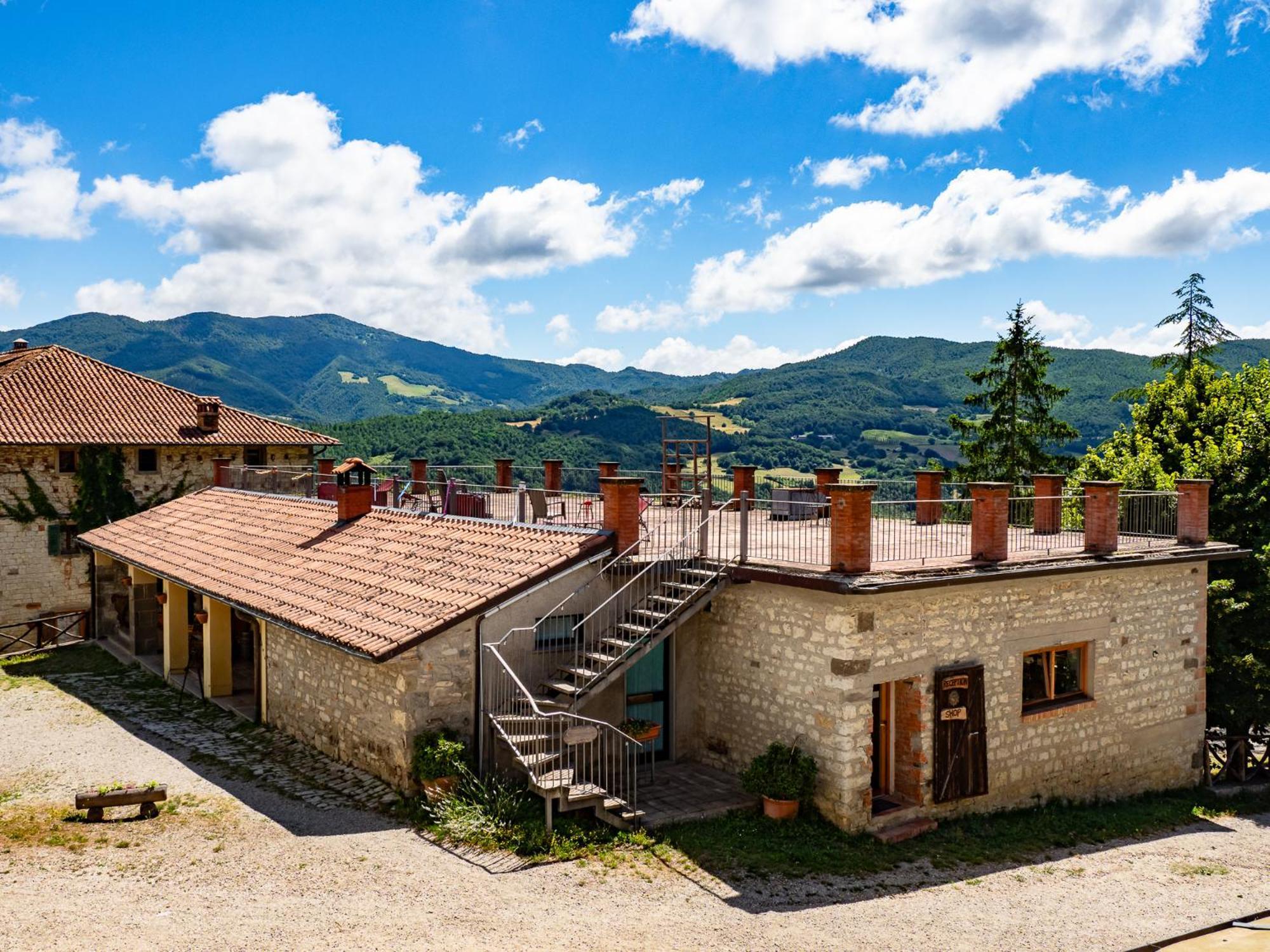 Agriturismo Villaggio Eden ปิเอเว ซานโต สเตฟาโน ภายนอก รูปภาพ